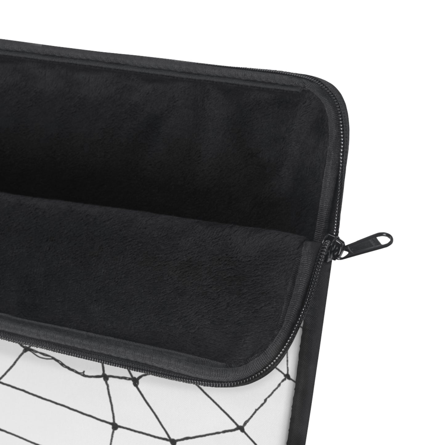 Spider in Web on White Laptop Sleeve | Unique Laptop Case for Teens, Gift for Artists, Computer Sleeve, Geeky Tech Accessories