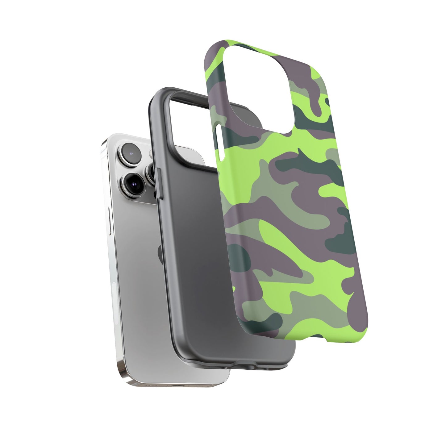 Camouflage Phone Case - Tough Cases for Adventurers, Stylish Protection, Gift for Outdoors Lovers, Nature Enthusiasts, Trendy Accessories