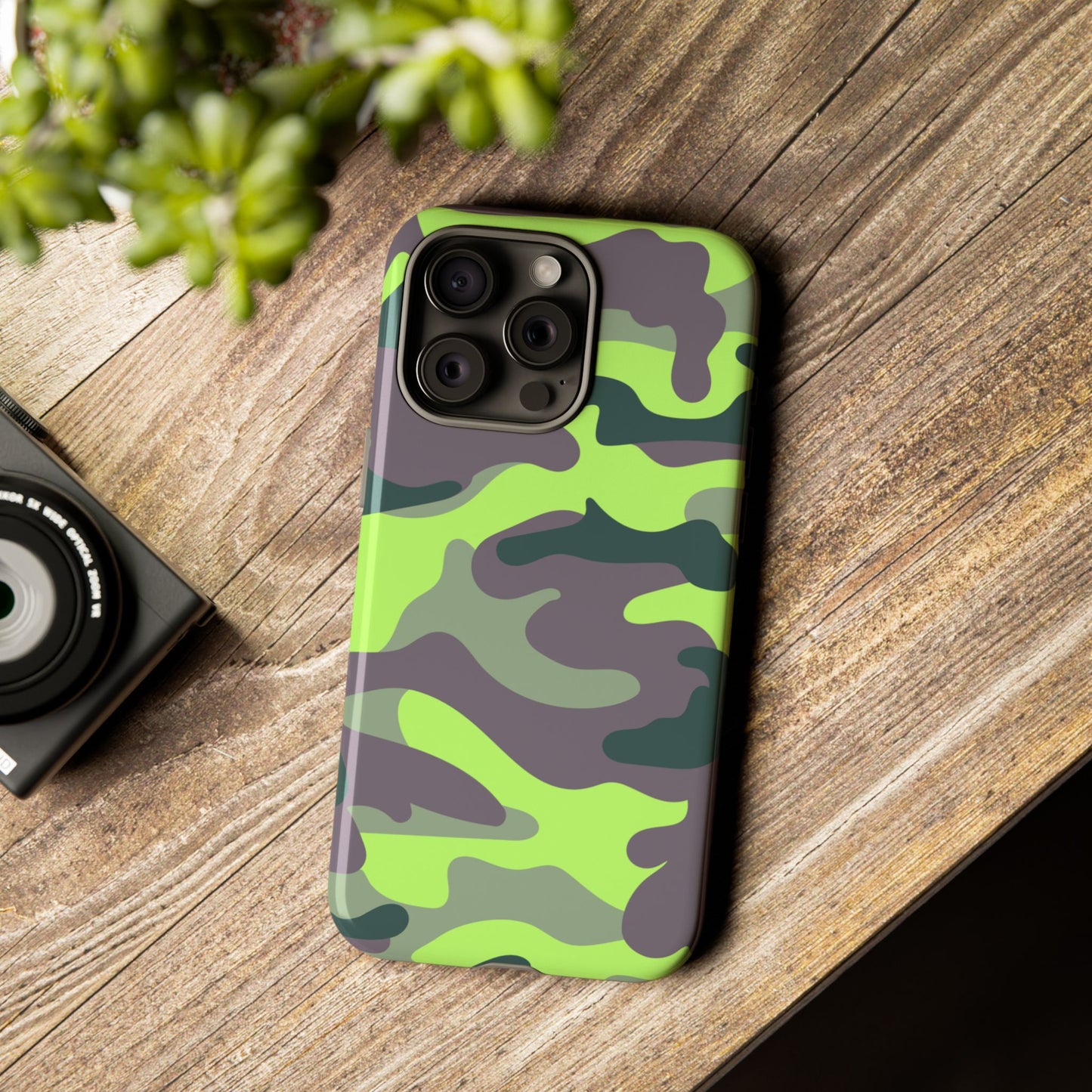 Camouflage Phone Case - Tough Cases for Adventurers, Stylish Protection, Gift for Outdoors Lovers, Nature Enthusiasts, Trendy Accessories