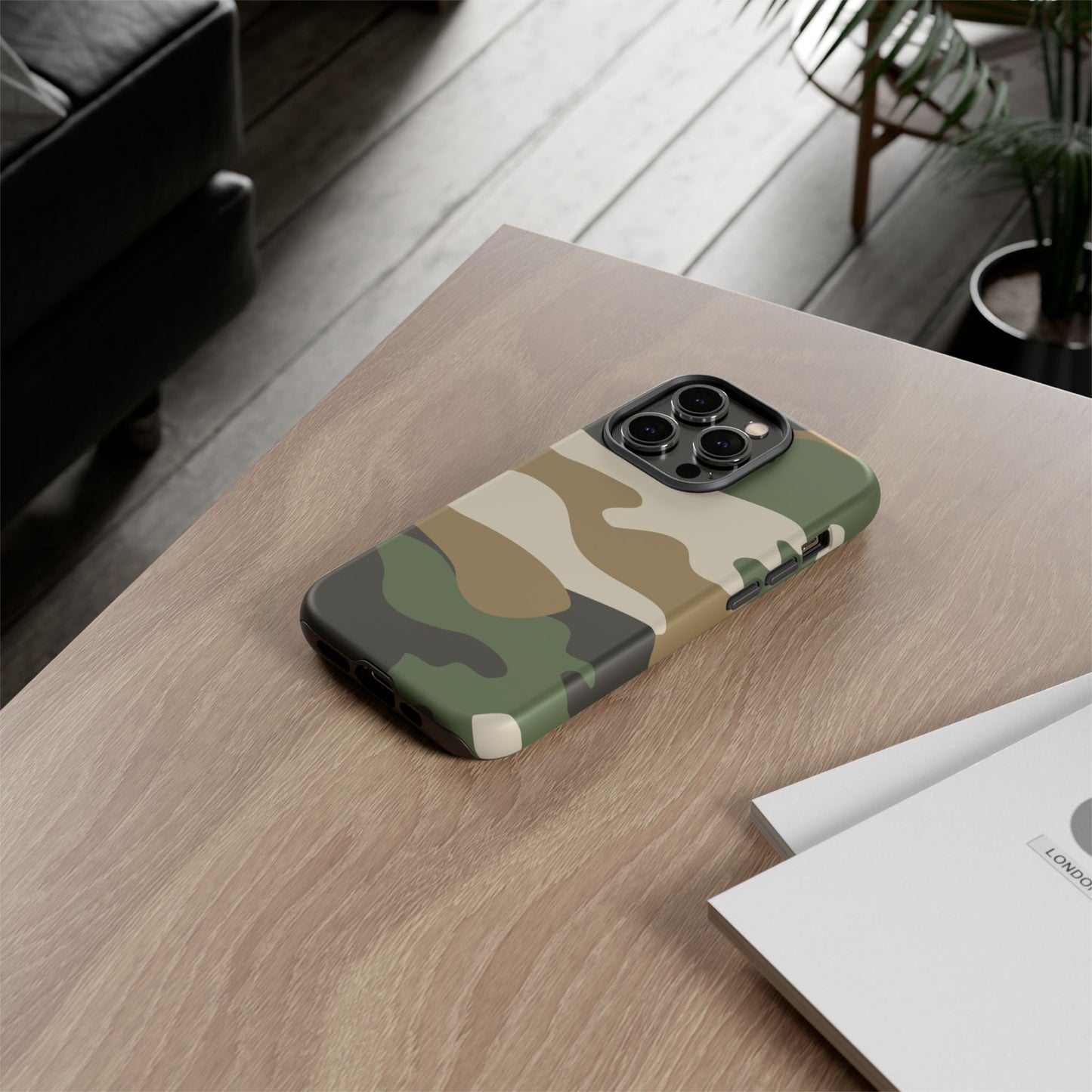 Camouflage Phone Case - Tough Cases for Adventurers, Stylish Protection, Gift for Outdoors Lovers, Nature Enthusiasts, Trendy Accessories