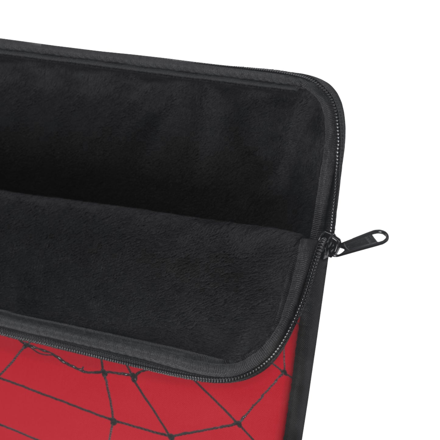 Spider in Web on Red Laptop Sleeve | Unique Laptop Case for Teens, Gift for Artists, Computer Sleeve, Geeky Tech Accessories