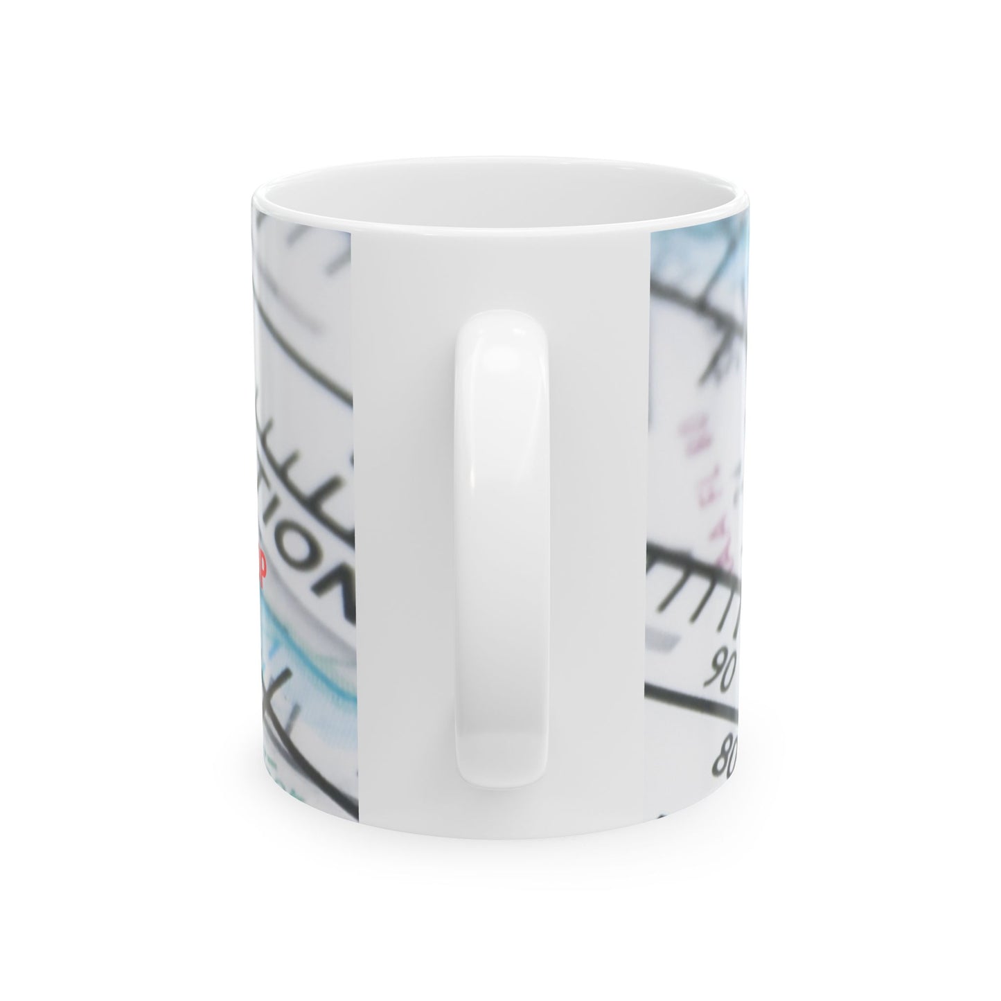 Altitude Art Ceramic Mug - Great for Pilots, Aviation Lovers, Gifts for Graduations, Home or Office Coffee Cup, 11oz & 15oz Sizes