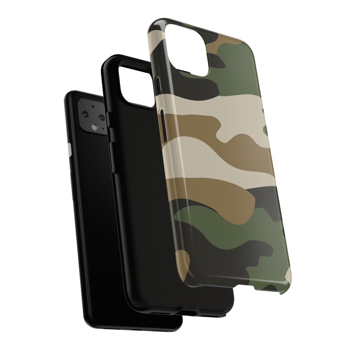Camouflage Phone Case - Tough Cases for Adventurers, Stylish Protection, Gift for Outdoors Lovers, Nature Enthusiasts, Trendy Accessories