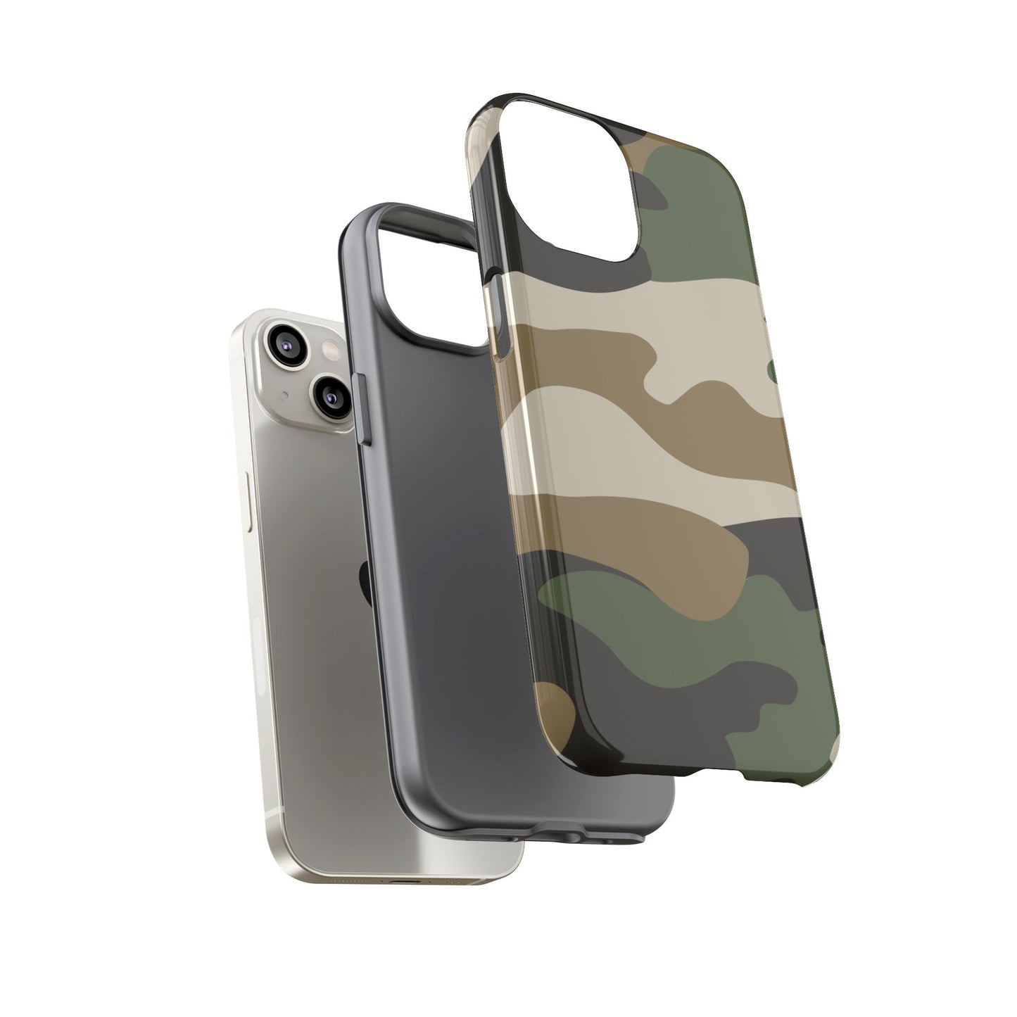 Camouflage Phone Case - Tough Cases for Adventurers, Stylish Protection, Gift for Outdoors Lovers, Nature Enthusiasts, Trendy Accessories