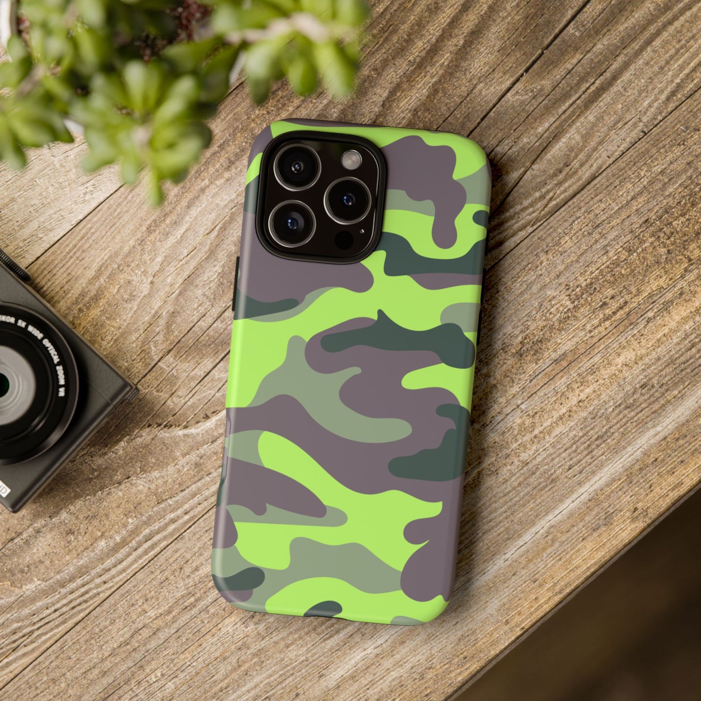 Camouflage Phone Case - Tough Cases for Adventurers, Stylish Protection, Gift for Outdoors Lovers, Nature Enthusiasts, Trendy Accessories