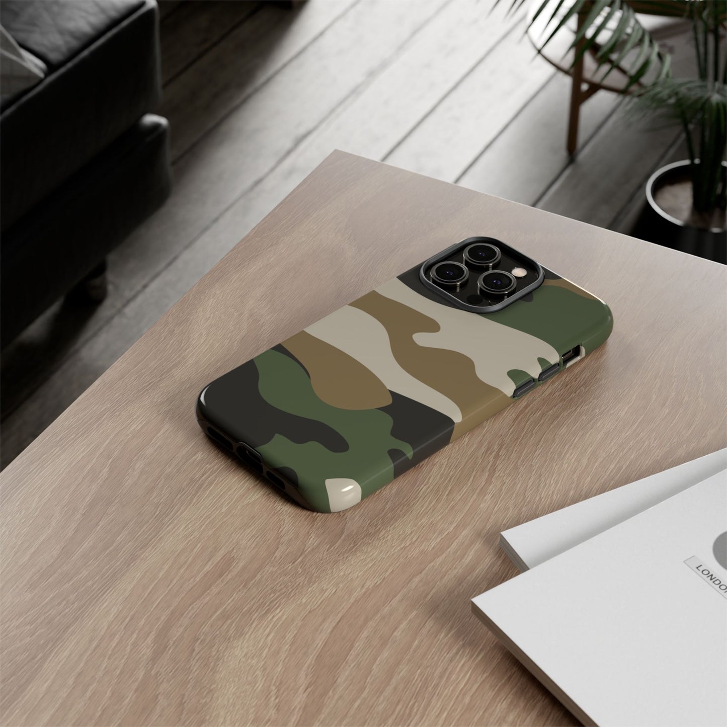 Camouflage Phone Case - Tough Cases for Adventurers, Stylish Protection, Gift for Outdoors Lovers, Nature Enthusiasts, Trendy Accessories