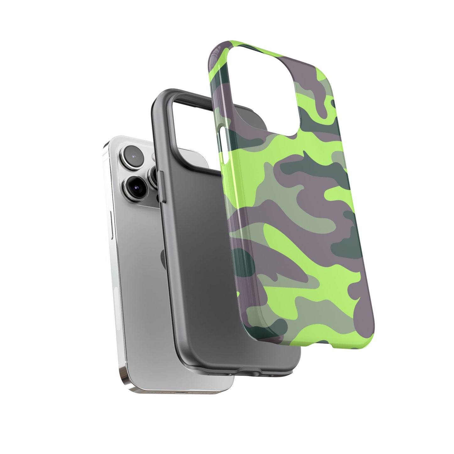 Camouflage Phone Case - Tough Cases for Adventurers, Stylish Protection, Gift for Outdoors Lovers, Nature Enthusiasts, Trendy Accessories