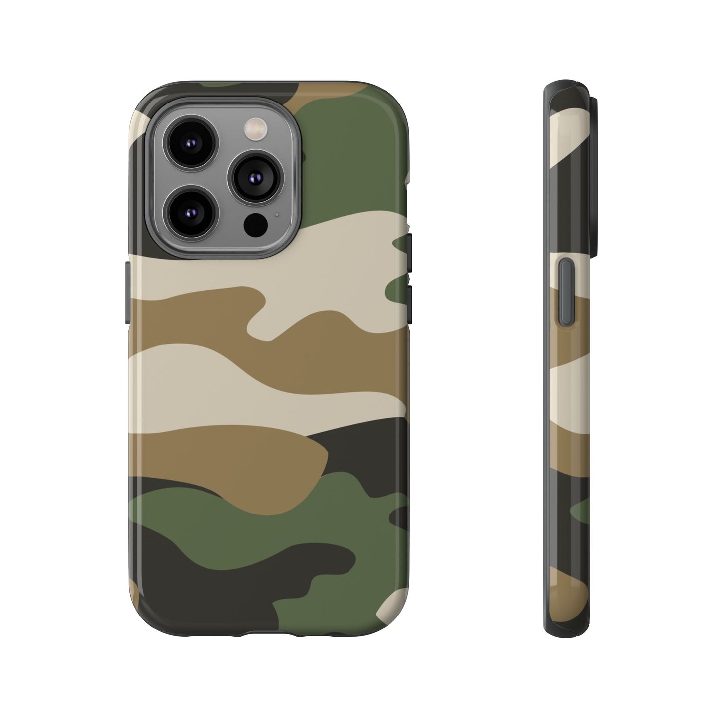Camouflage Phone Case - Tough Cases for Adventurers, Stylish Protection, Gift for Outdoors Lovers, Nature Enthusiasts, Trendy Accessories