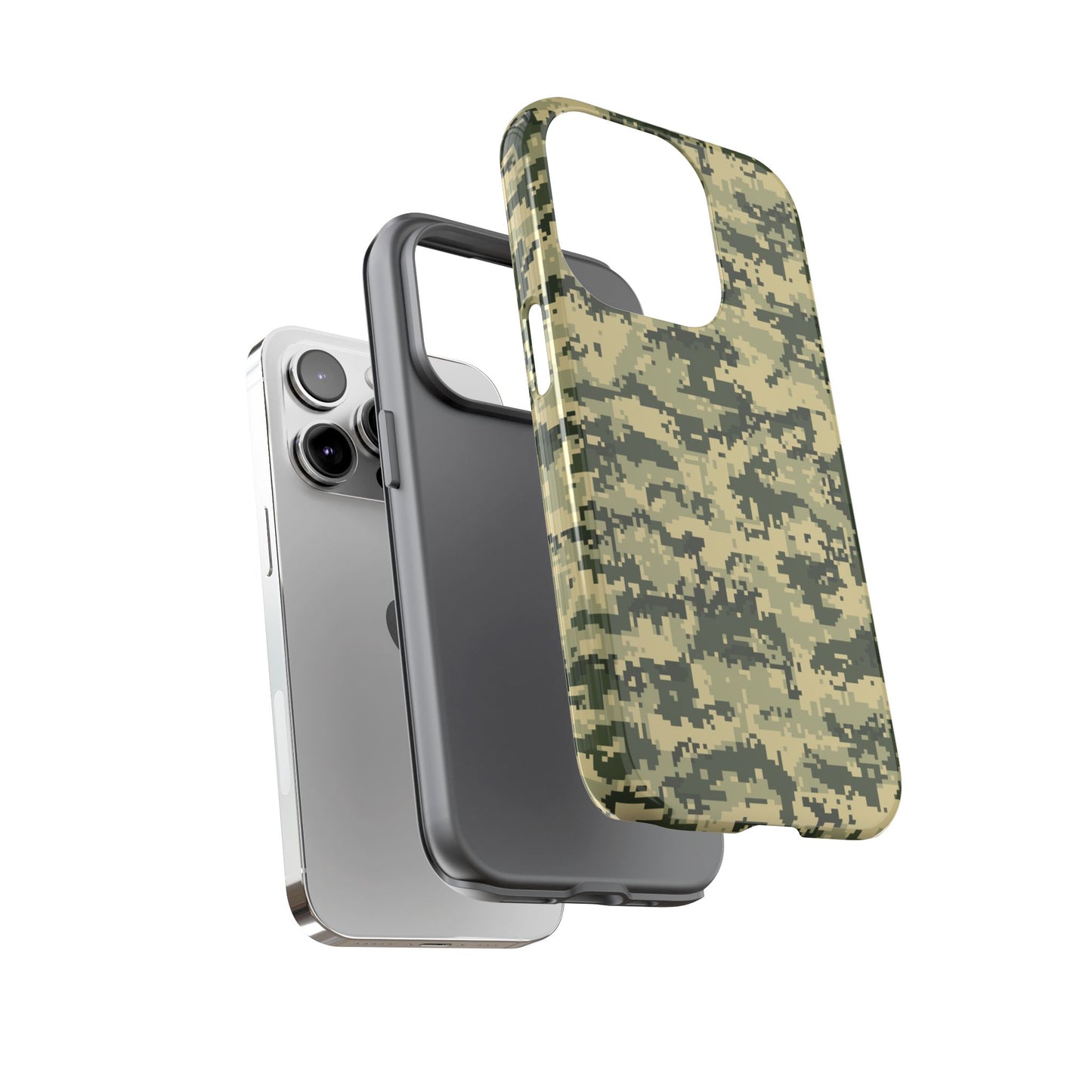 Camouflage Phone Case - Tough Cases for Adventurers, Stylish Protection, Gift for Outdoors Lovers, Nature Enthusiasts, Trendy Accessories