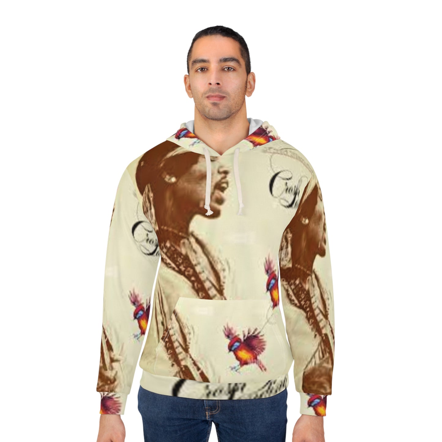 Vintage-Inspired Jimi Hendrix Pullover Hoodie