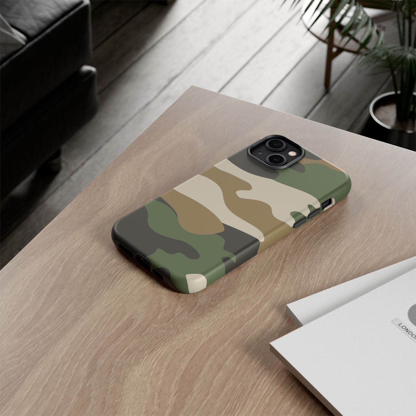 Camouflage Phone Case - Tough Cases for Adventurers, Stylish Protection, Gift for Outdoors Lovers, Nature Enthusiasts, Trendy Accessories