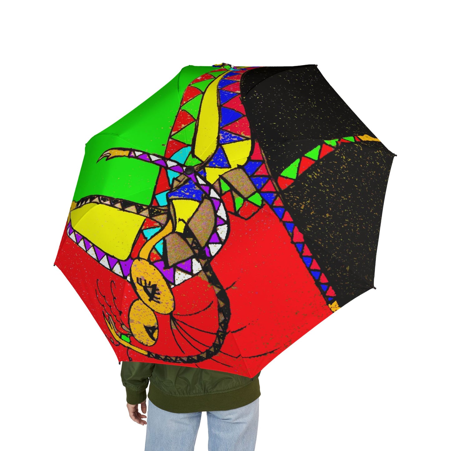 Original Art Umbrella- Abstract - Artist - Carl Austin 1