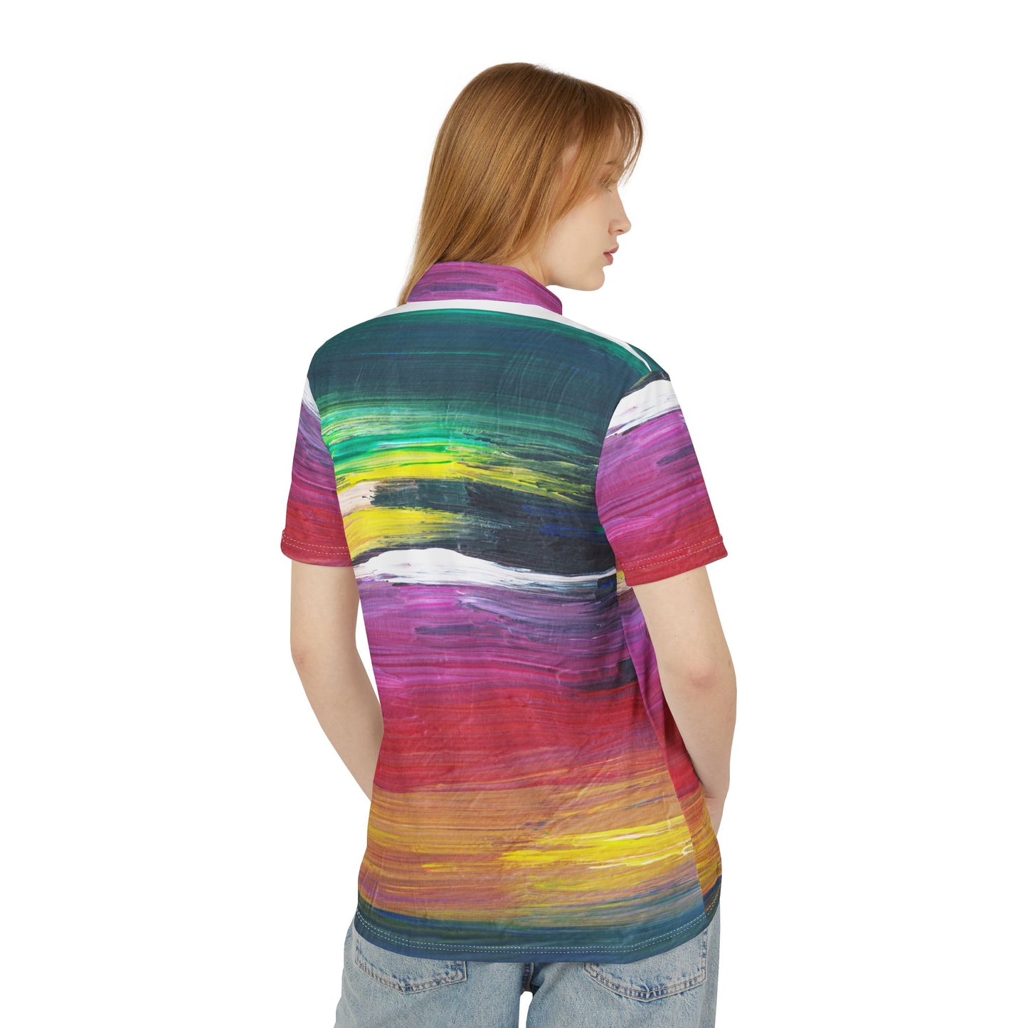 Artistic Polo Shirt - Exclusive Artwork Collection