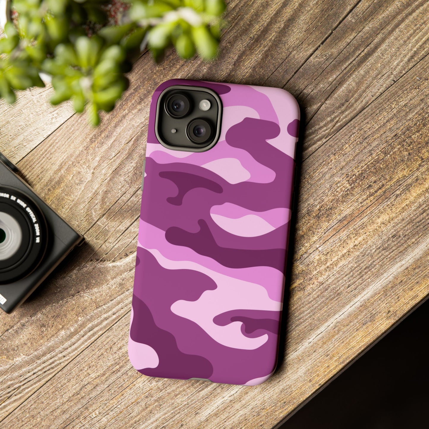 Camouflage Phone Case - Tough Cases for Adventurers, Stylish Protection, Gift for Outdoors Lovers, Nature Enthusiasts, Trendy Accessories