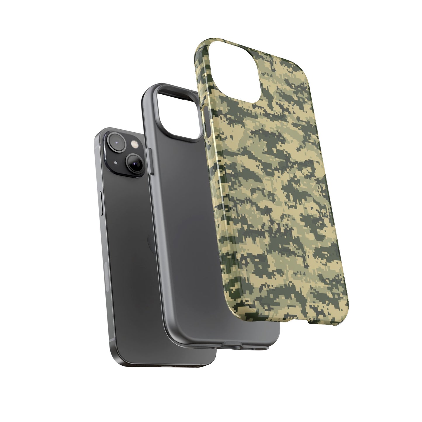 Camouflage Phone Case - Tough Cases for Adventurers, Stylish Protection, Gift for Outdoors Lovers, Nature Enthusiasts, Trendy Accessories