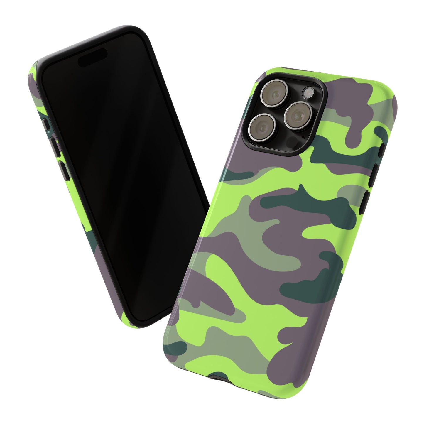 Camouflage Phone Case - Tough Cases for Adventurers, Stylish Protection, Gift for Outdoors Lovers, Nature Enthusiasts, Trendy Accessories