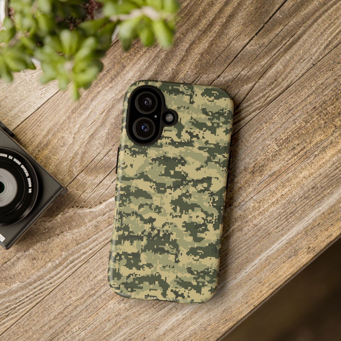 Camouflage Phone Case - Tough Cases for Adventurers, Stylish Protection, Gift for Outdoors Lovers, Nature Enthusiasts, Trendy Accessories