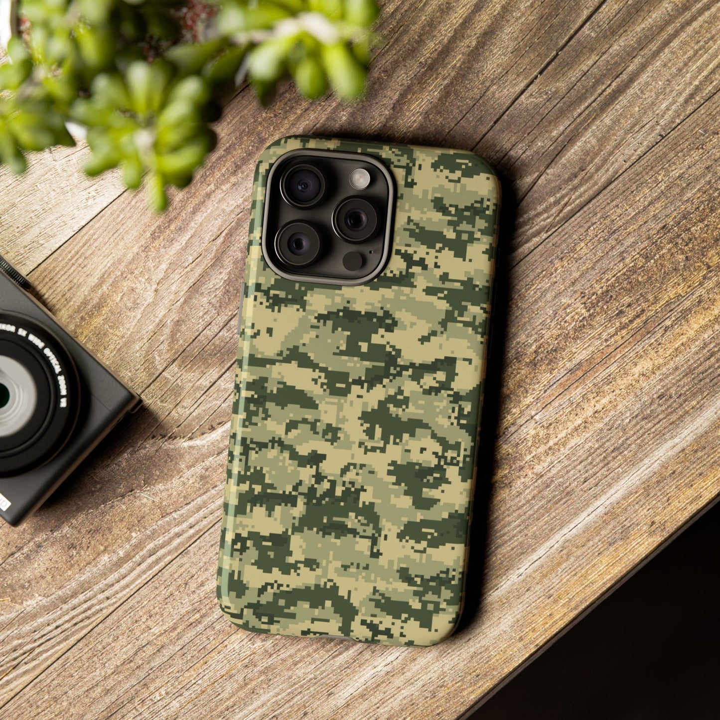 Camouflage Phone Case - Tough Cases for Adventurers, Stylish Protection, Gift for Outdoors Lovers, Nature Enthusiasts, Trendy Accessories