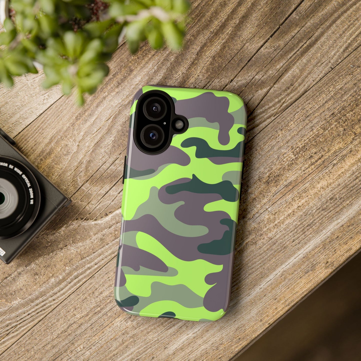 Camouflage Phone Case - Tough Cases for Adventurers, Stylish Protection, Gift for Outdoors Lovers, Nature Enthusiasts, Trendy Accessories