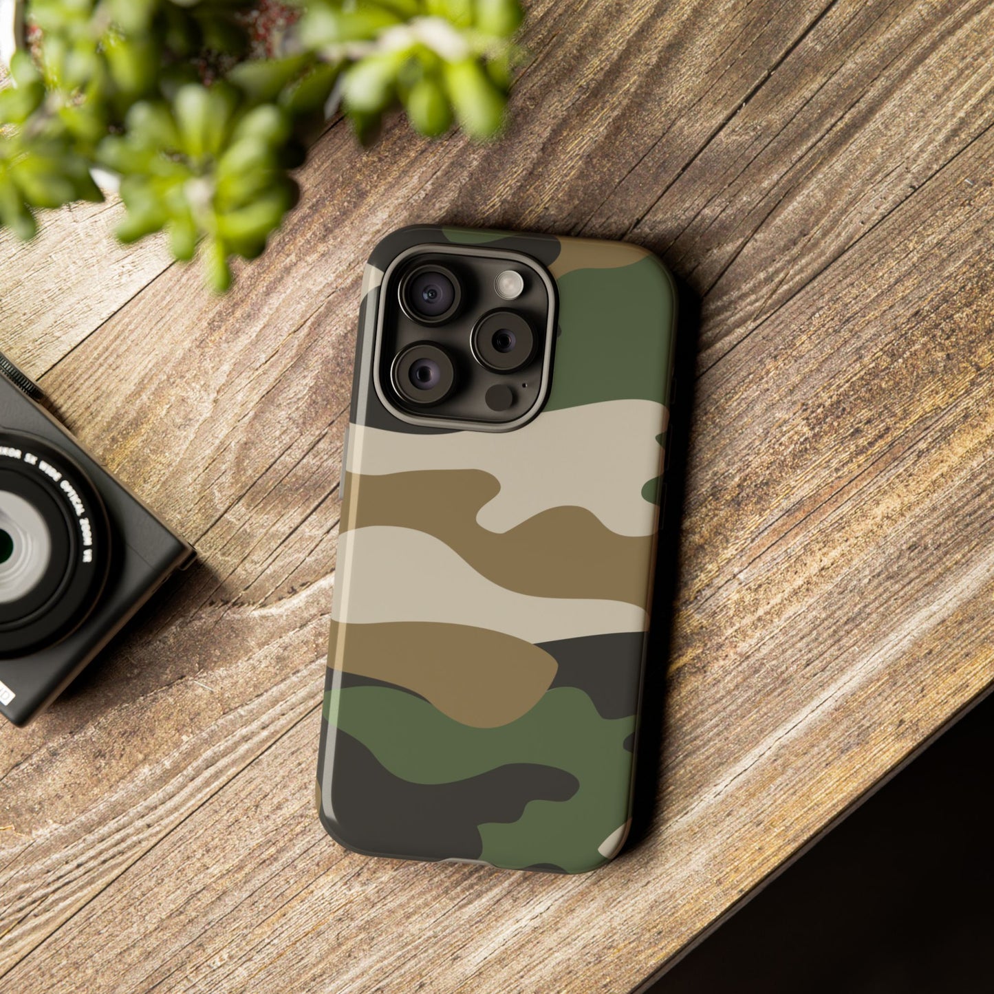 Camouflage Phone Case - Tough Cases for Adventurers, Stylish Protection, Gift for Outdoors Lovers, Nature Enthusiasts, Trendy Accessories