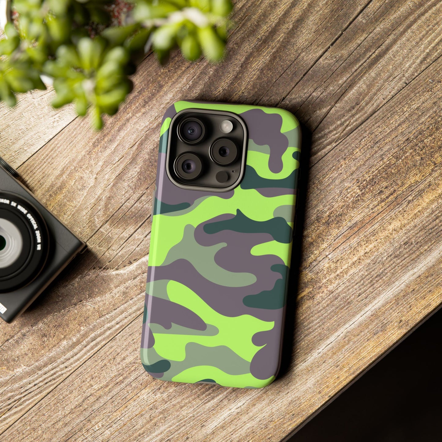 Camouflage Phone Case - Tough Cases for Adventurers, Stylish Protection, Gift for Outdoors Lovers, Nature Enthusiasts, Trendy Accessories
