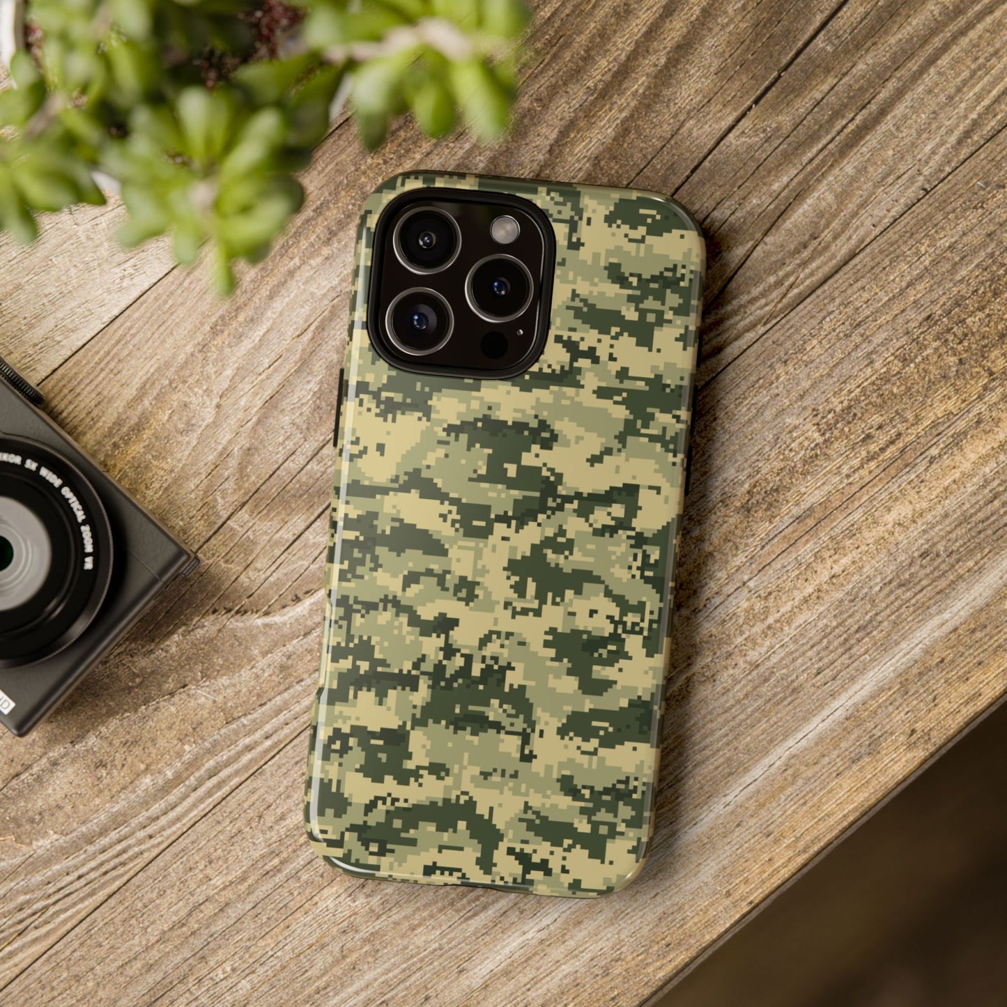 Camouflage Phone Case - Tough Cases for Adventurers, Stylish Protection, Gift for Outdoors Lovers, Nature Enthusiasts, Trendy Accessories