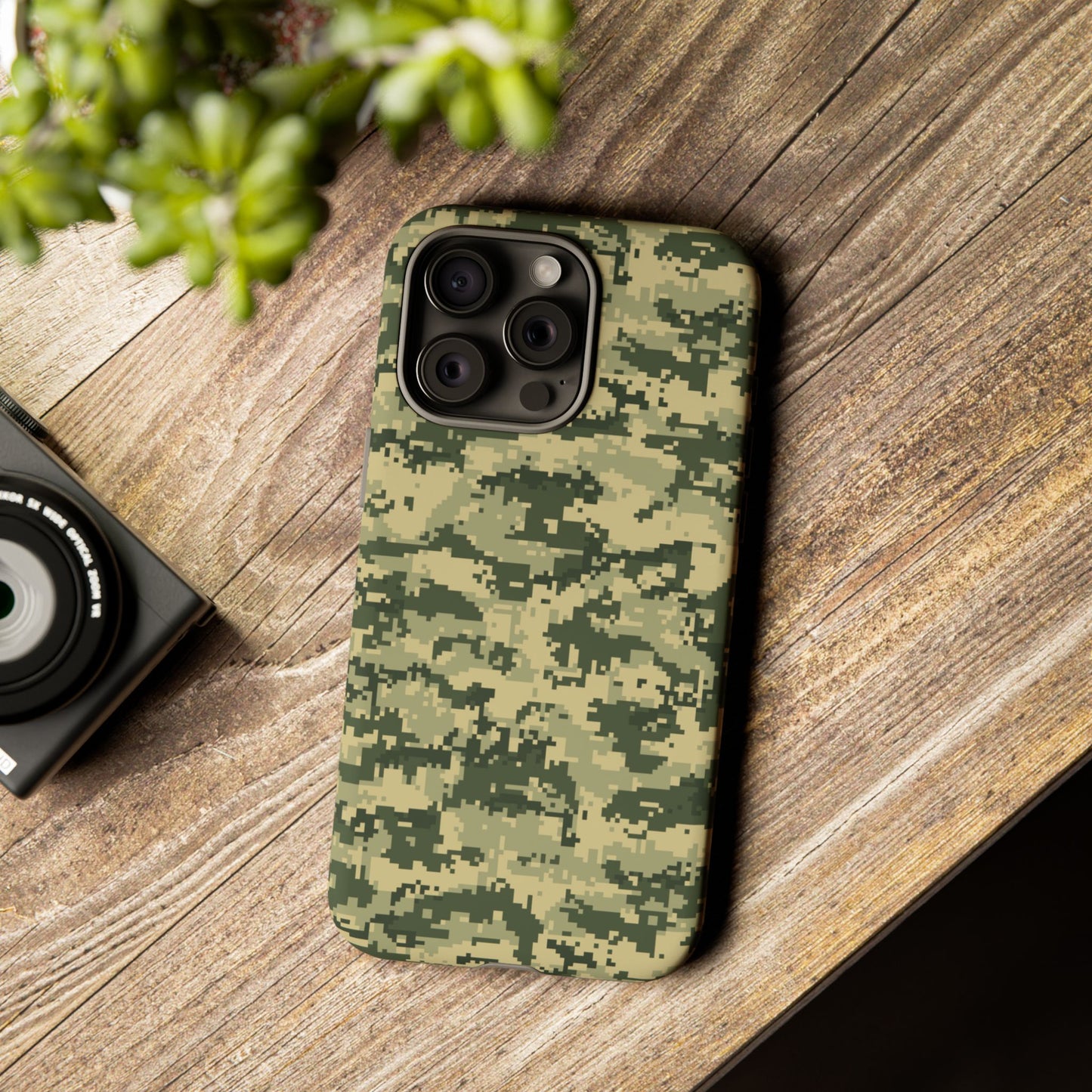 Camouflage Phone Case - Tough Cases for Adventurers, Stylish Protection, Gift for Outdoors Lovers, Nature Enthusiasts, Trendy Accessories