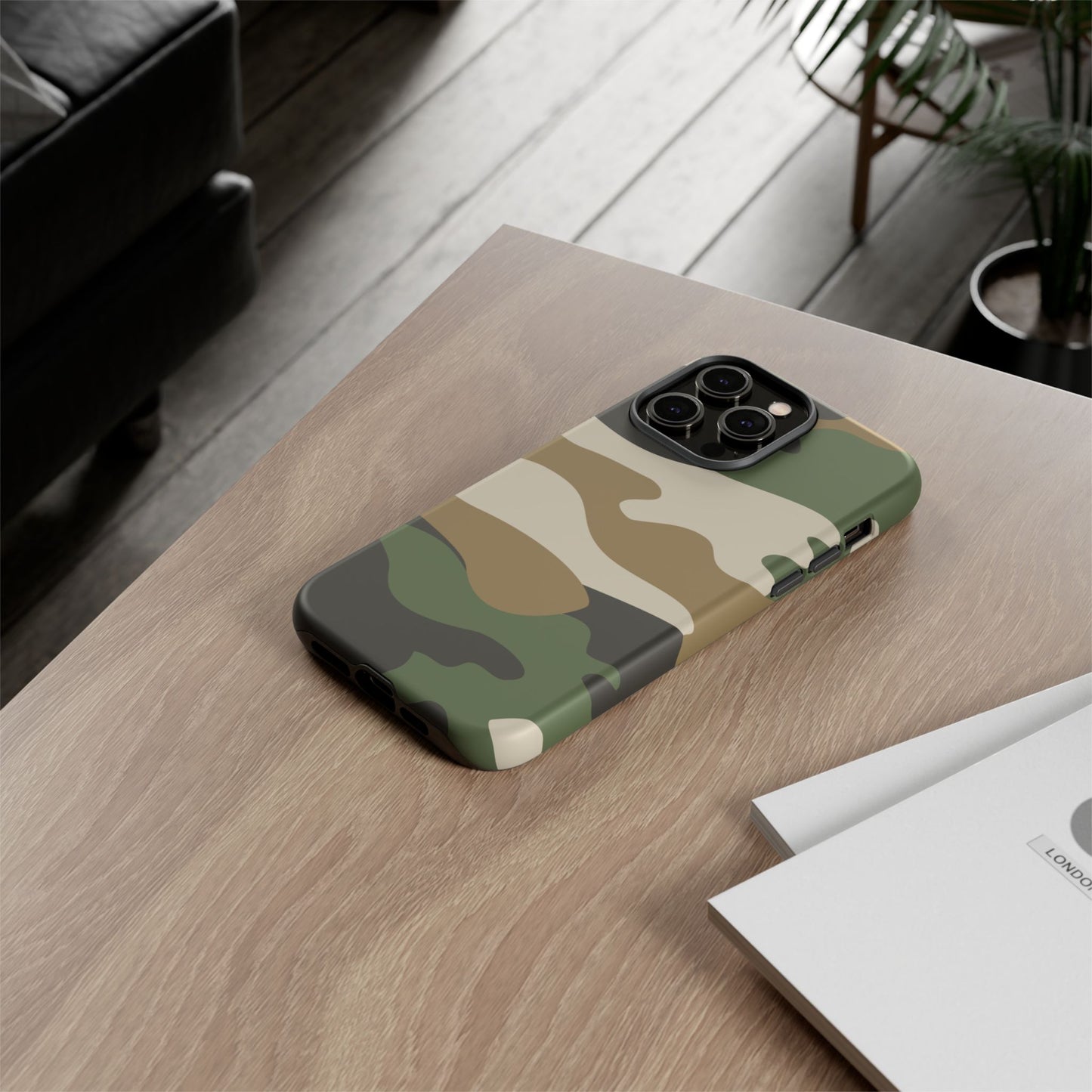 Camouflage Phone Case - Tough Cases for Adventurers, Stylish Protection, Gift for Outdoors Lovers, Nature Enthusiasts, Trendy Accessories
