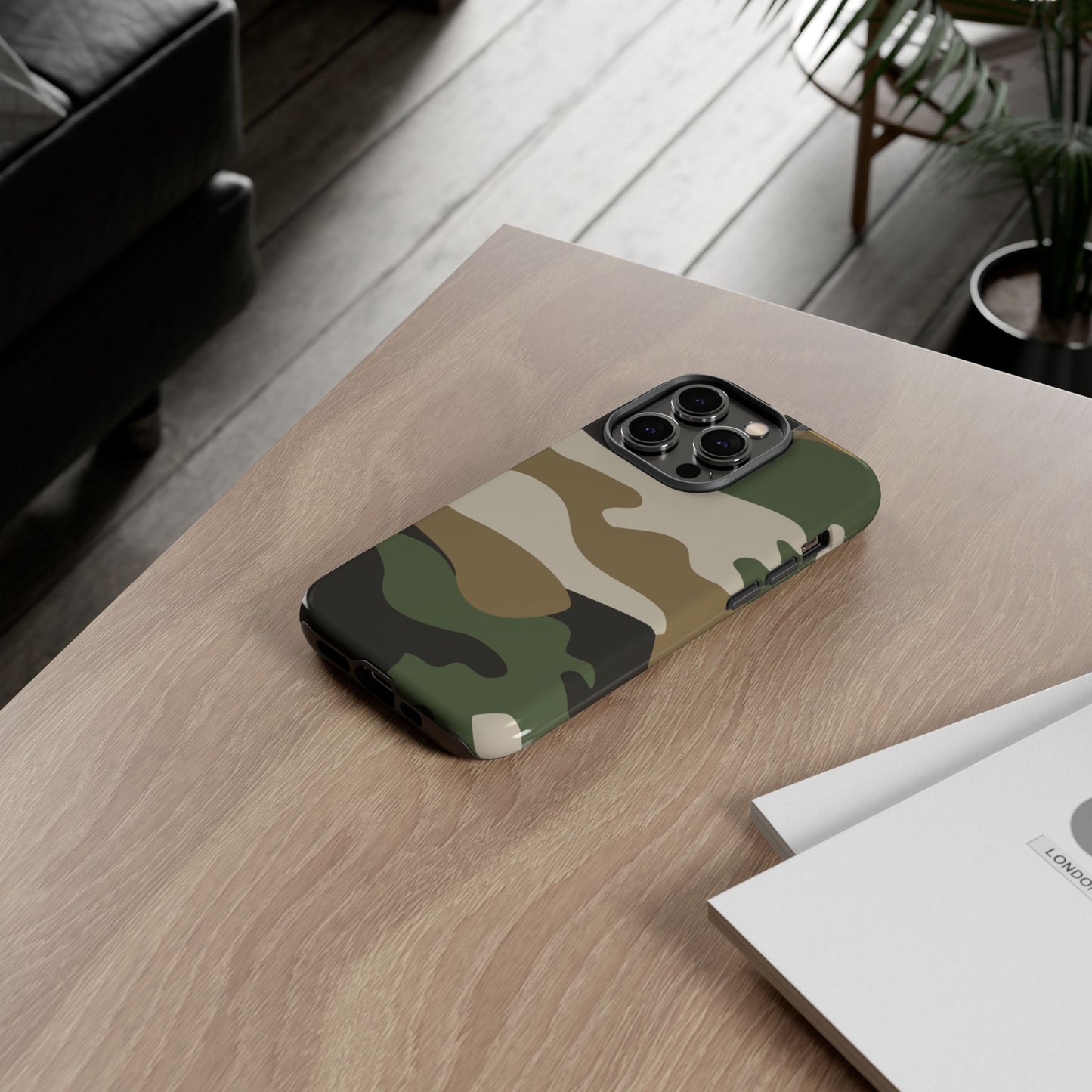 Camouflage Phone Case - Tough Cases for Adventurers, Stylish Protection, Gift for Outdoors Lovers, Nature Enthusiasts, Trendy Accessories
