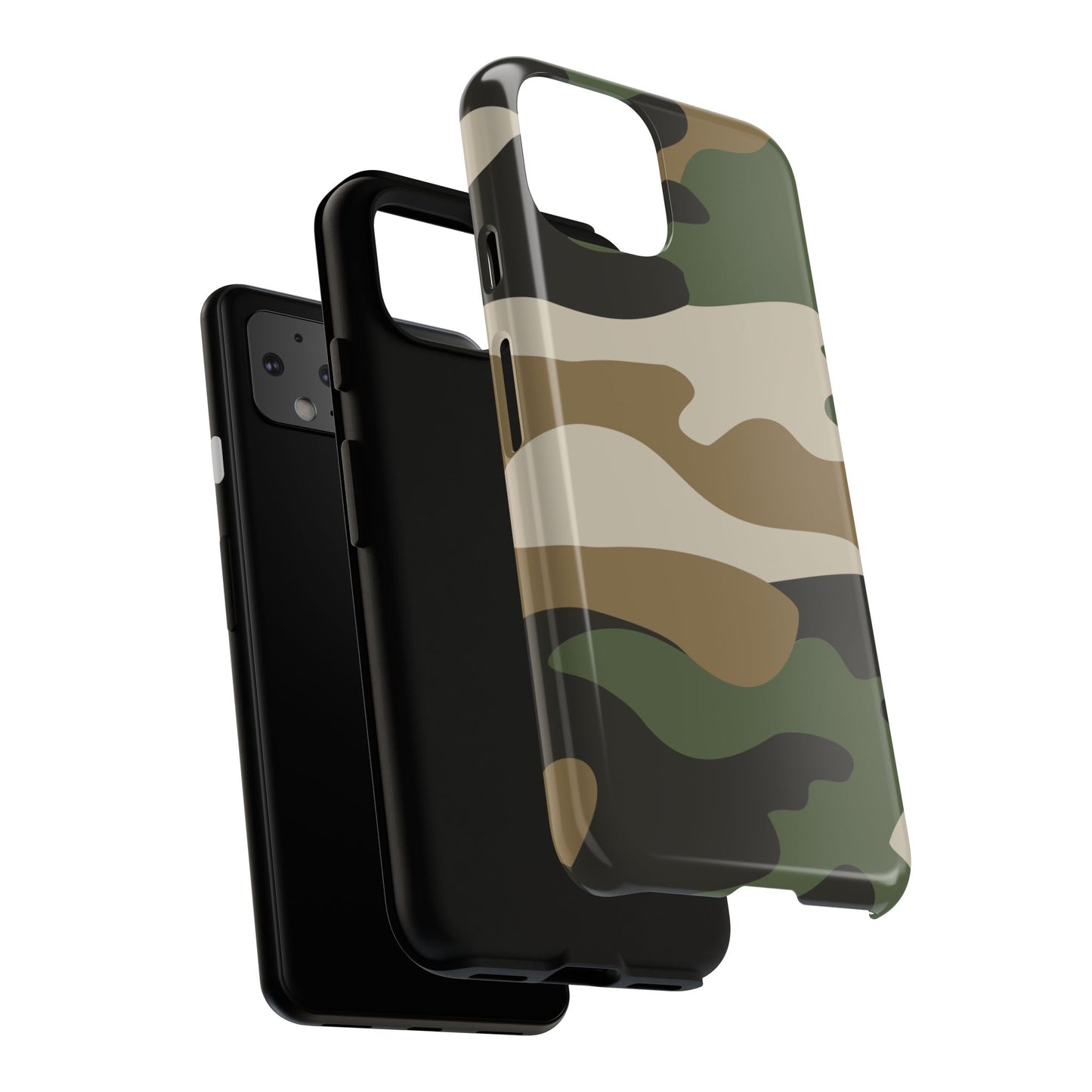 Camouflage Phone Case - Tough Cases for Adventurers, Stylish Protection, Gift for Outdoors Lovers, Nature Enthusiasts, Trendy Accessories