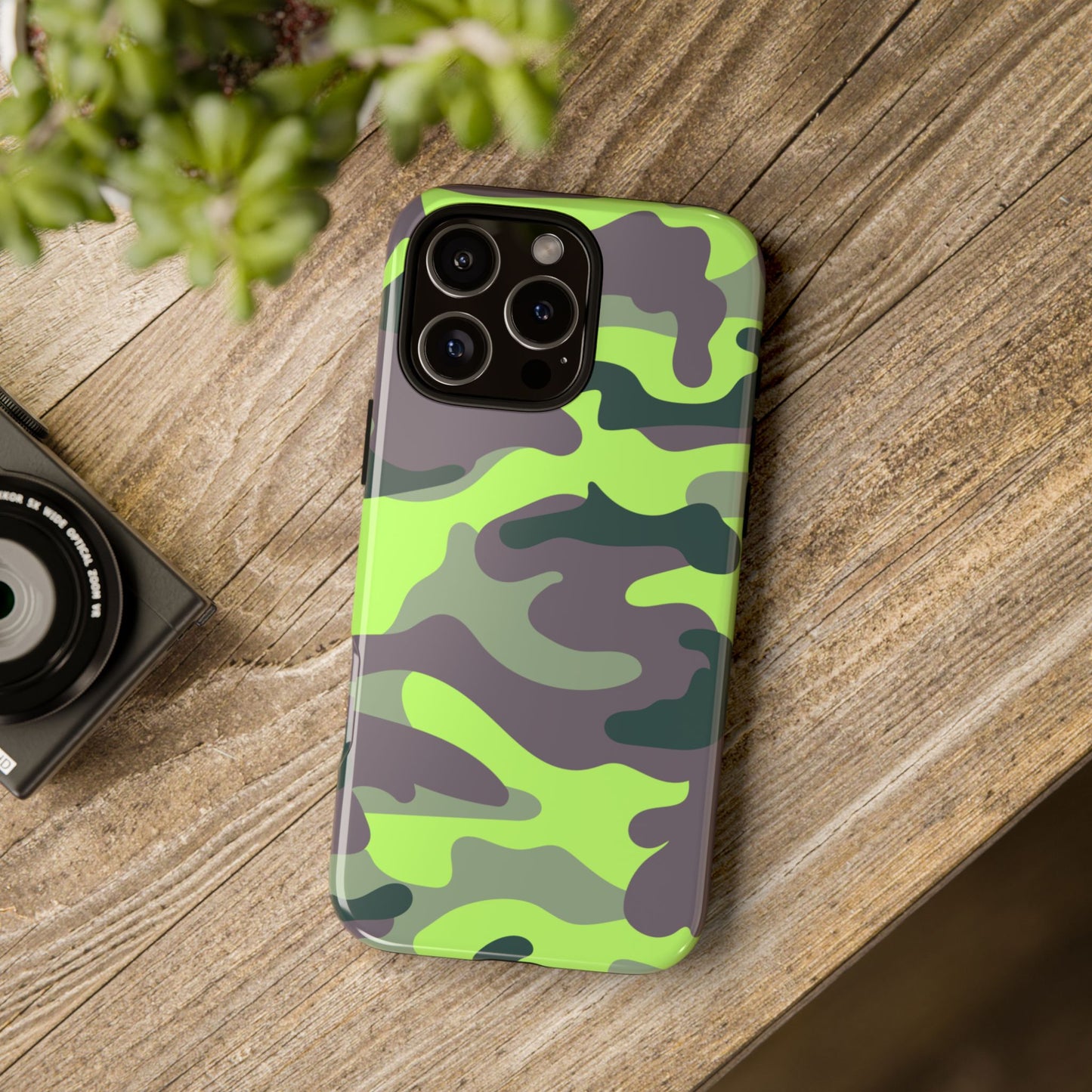 Camouflage Phone Case - Tough Cases for Adventurers, Stylish Protection, Gift for Outdoors Lovers, Nature Enthusiasts, Trendy Accessories