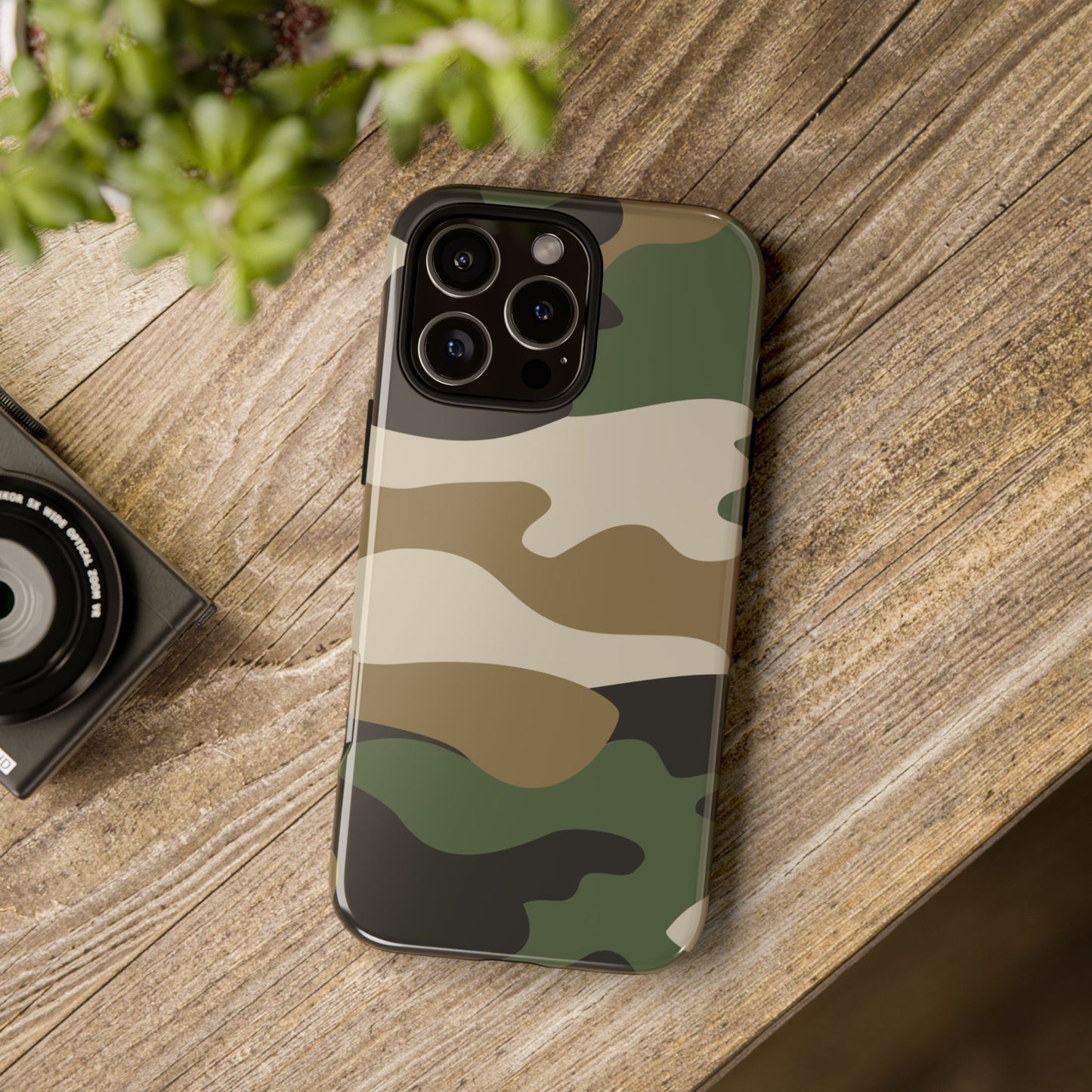 Camouflage Phone Case - Tough Cases for Adventurers, Stylish Protection, Gift for Outdoors Lovers, Nature Enthusiasts, Trendy Accessories