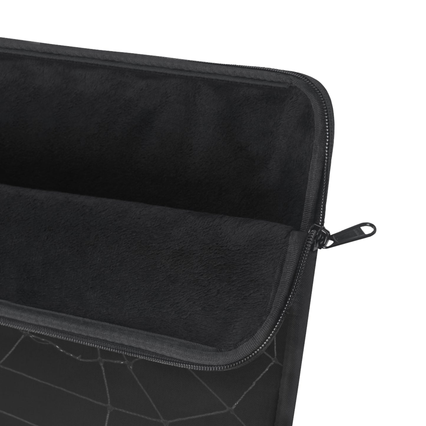 Spider in Web on Black Laptop Sleeve | Unique Laptop Case for Teens, Gift for Artists, Computer Sleeve, Geeky Tech Accessories