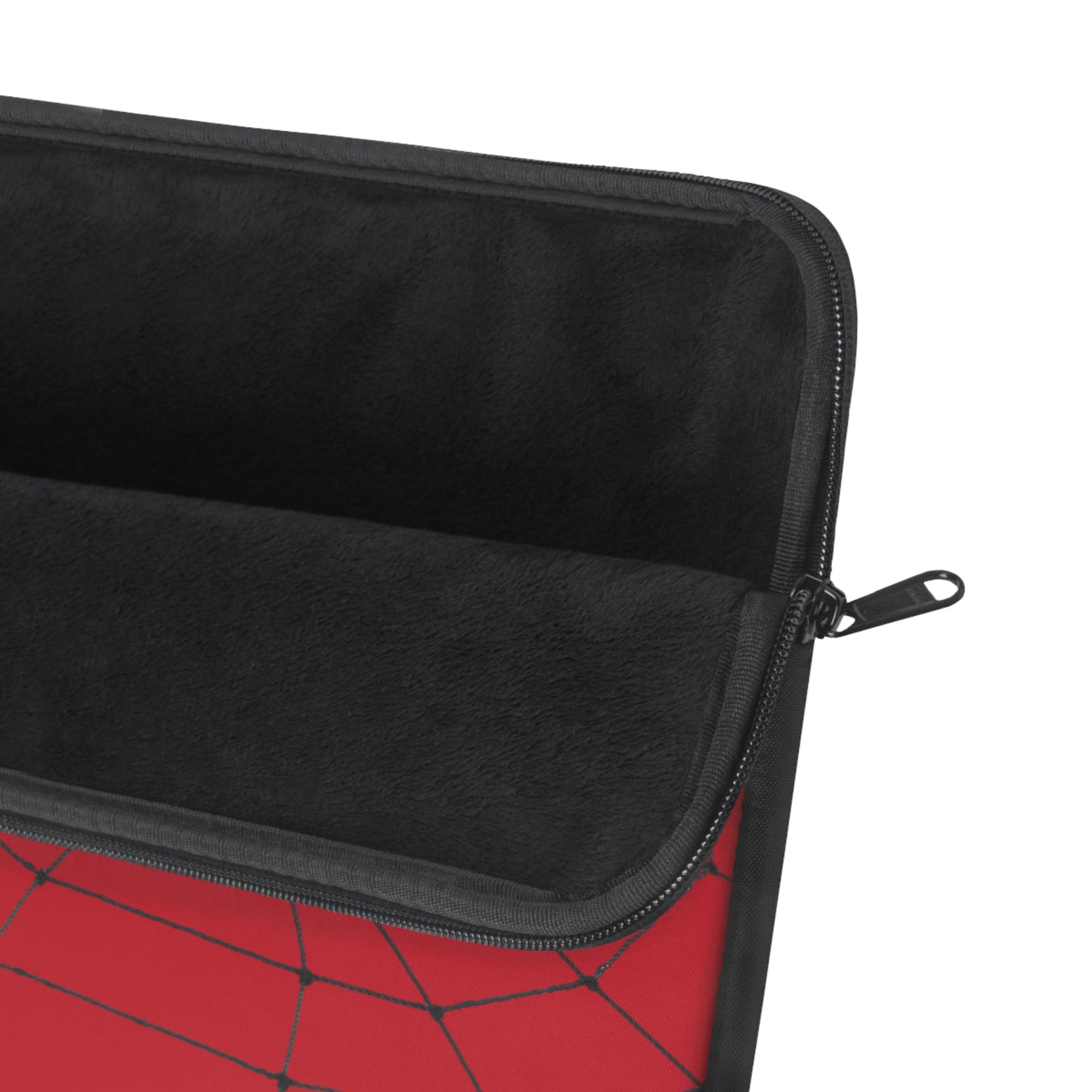 Spider in Web on Red Laptop Sleeve | Unique Laptop Case for Teens, Gift for Artists, Computer Sleeve, Geeky Tech Accessories