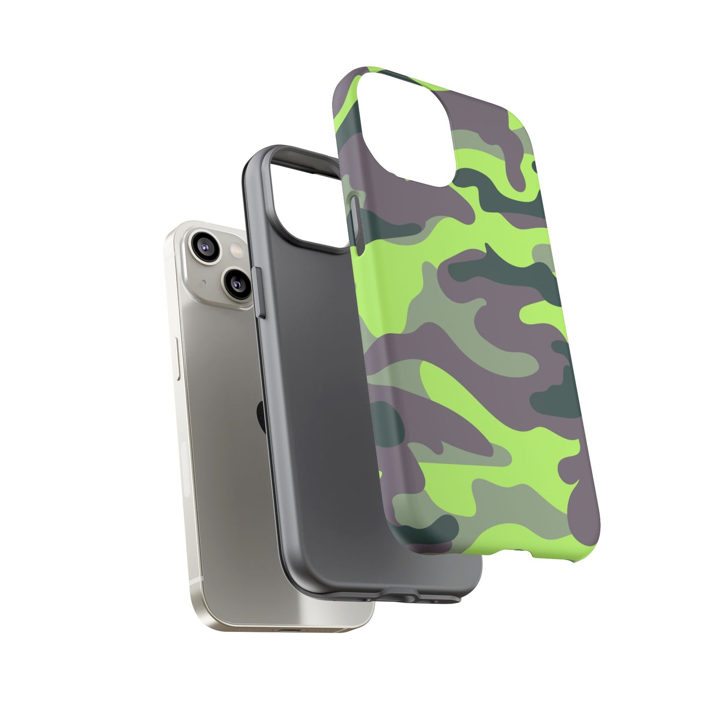 Camouflage Phone Case - Tough Cases for Adventurers, Stylish Protection, Gift for Outdoors Lovers, Nature Enthusiasts, Trendy Accessories