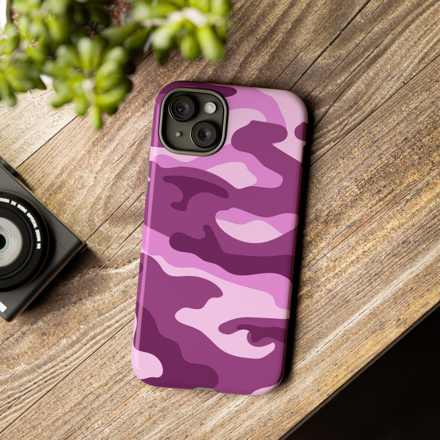 Camouflage Phone Case - Tough Cases for Adventurers, Stylish Protection, Gift for Outdoors Lovers, Nature Enthusiasts, Trendy Accessories