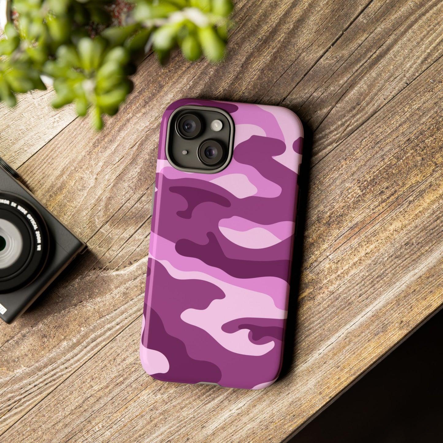 Camouflage Phone Case - Tough Cases for Adventurers, Stylish Protection, Gift for Outdoors Lovers, Nature Enthusiasts, Trendy Accessories