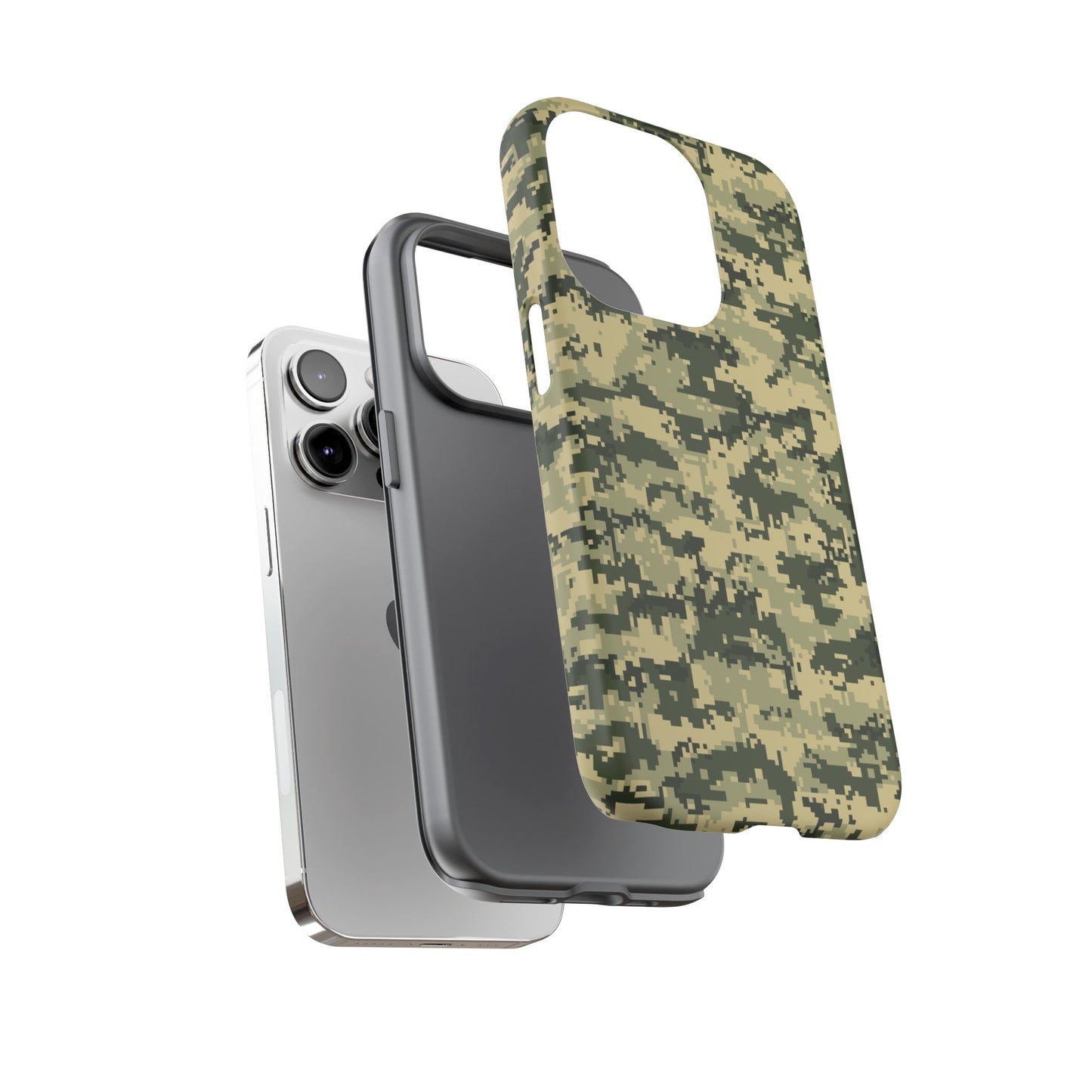 Camouflage Phone Case - Tough Cases for Adventurers, Stylish Protection, Gift for Outdoors Lovers, Nature Enthusiasts, Trendy Accessories