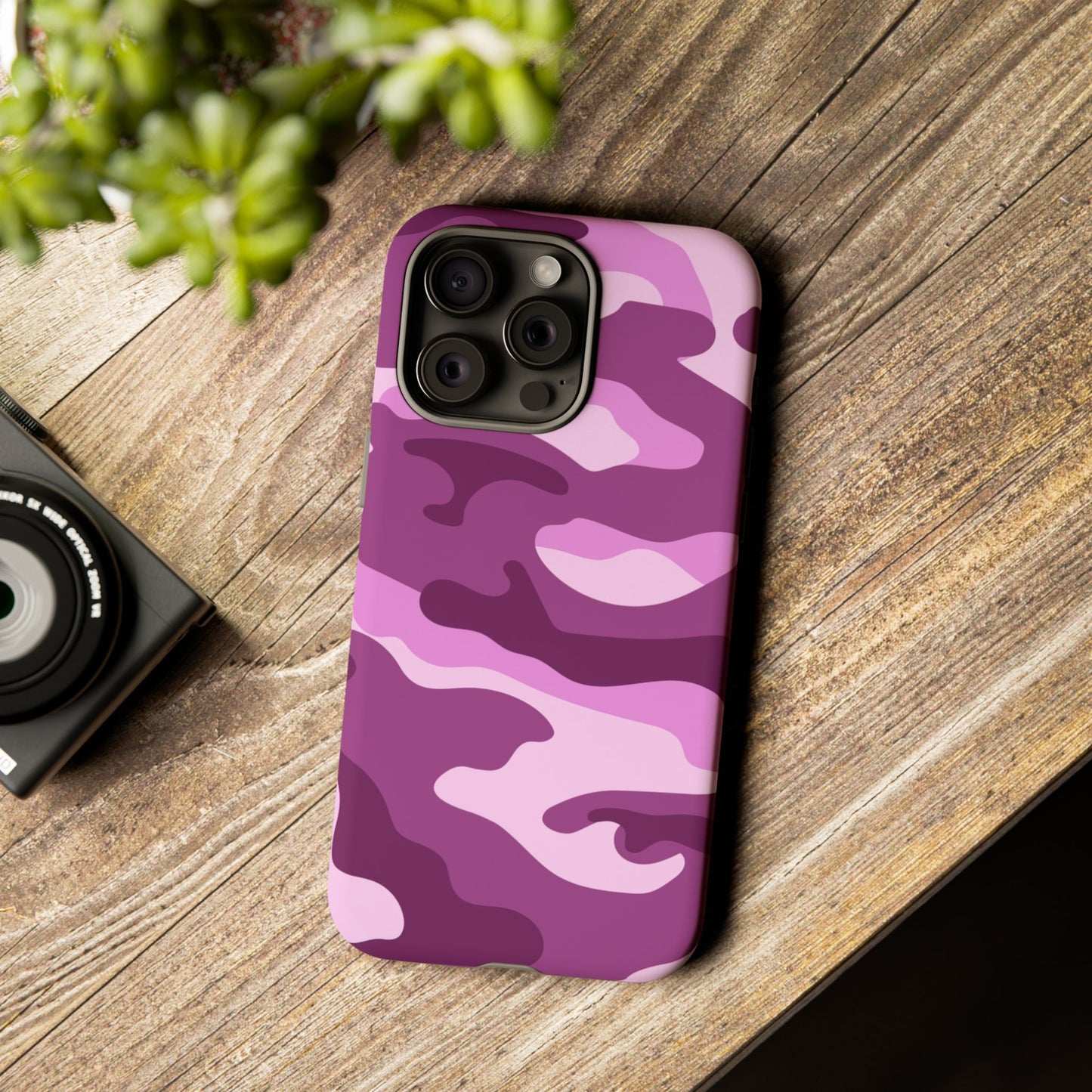 Camouflage Phone Case - Tough Cases for Adventurers, Stylish Protection, Gift for Outdoors Lovers, Nature Enthusiasts, Trendy Accessories