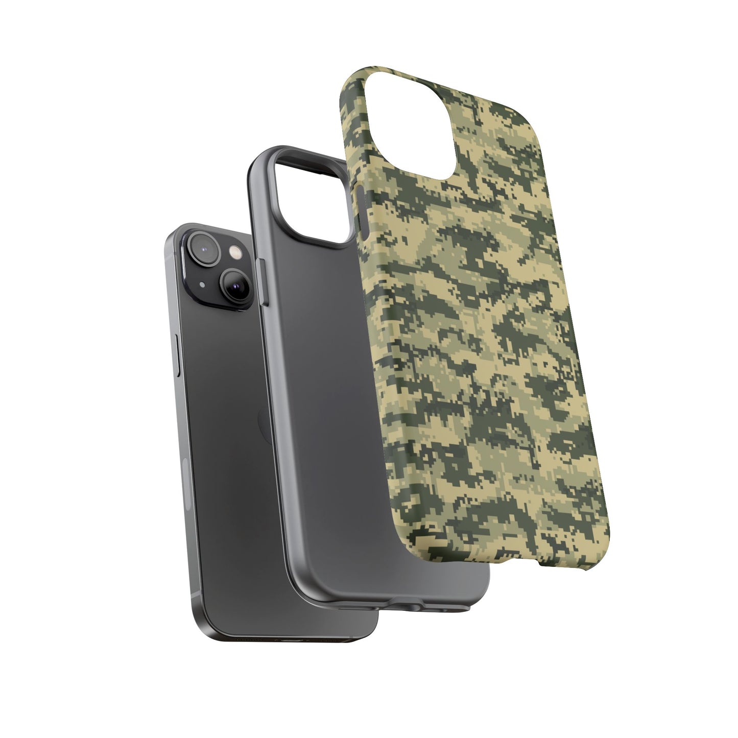 Camouflage Phone Case - Tough Cases for Adventurers, Stylish Protection, Gift for Outdoors Lovers, Nature Enthusiasts, Trendy Accessories