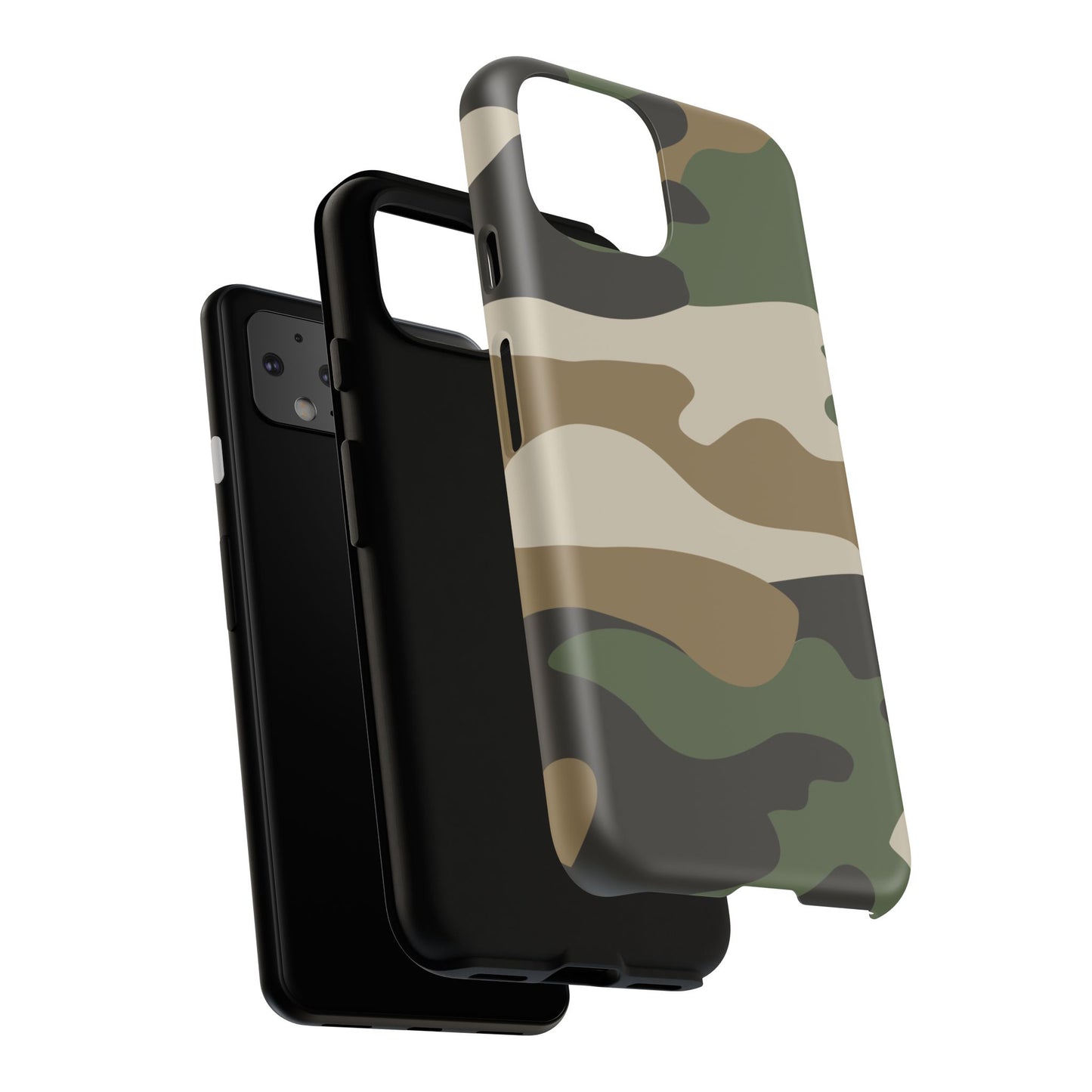 Camouflage Phone Case - Tough Cases for Adventurers, Stylish Protection, Gift for Outdoors Lovers, Nature Enthusiasts, Trendy Accessories