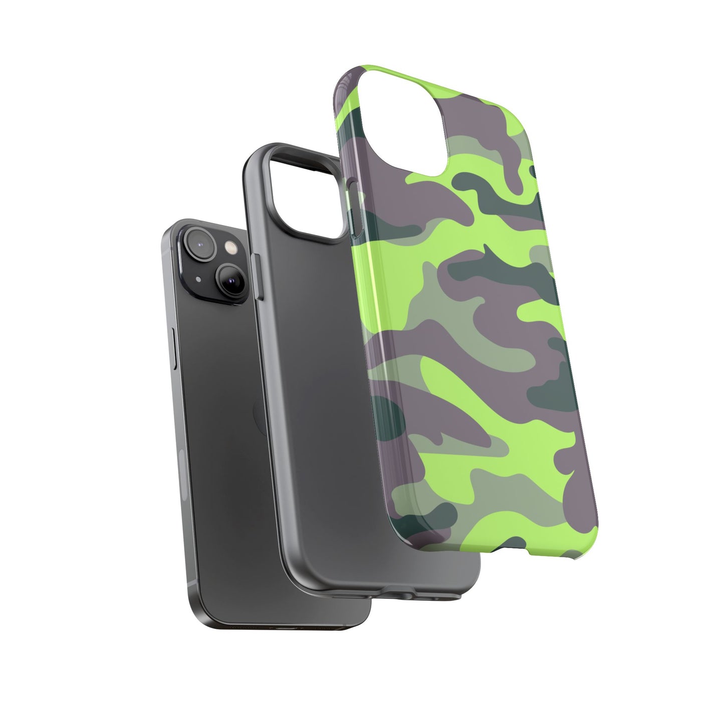 Camouflage Phone Case - Tough Cases for Adventurers, Stylish Protection, Gift for Outdoors Lovers, Nature Enthusiasts, Trendy Accessories