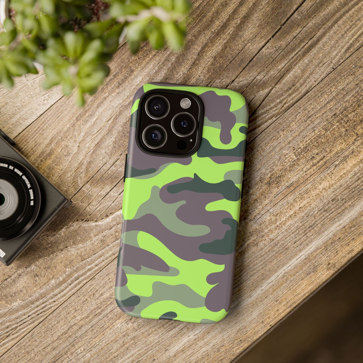 Camouflage Phone Case - Tough Cases for Adventurers, Stylish Protection, Gift for Outdoors Lovers, Nature Enthusiasts, Trendy Accessories