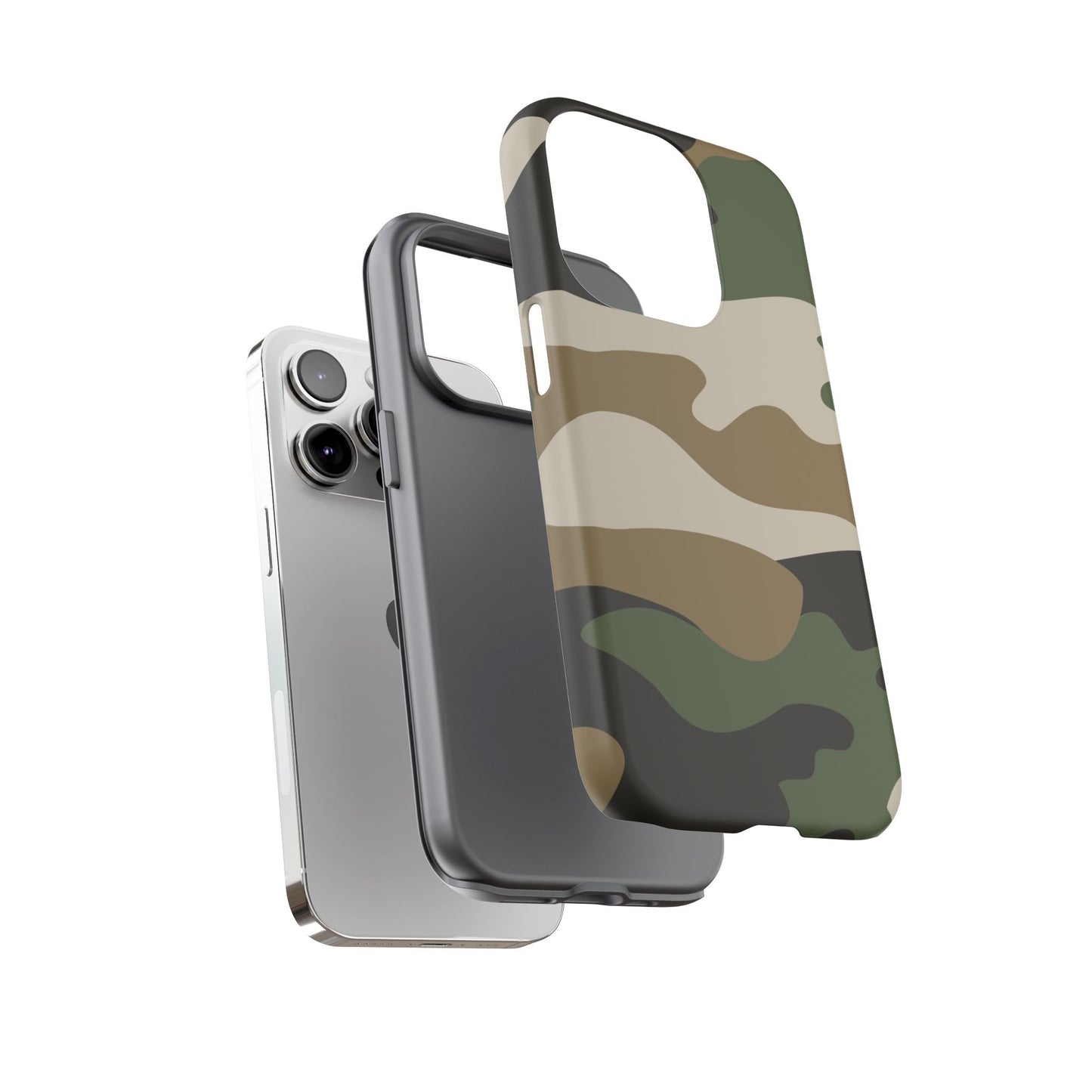 Camouflage Phone Case - Tough Cases for Adventurers, Stylish Protection, Gift for Outdoors Lovers, Nature Enthusiasts, Trendy Accessories