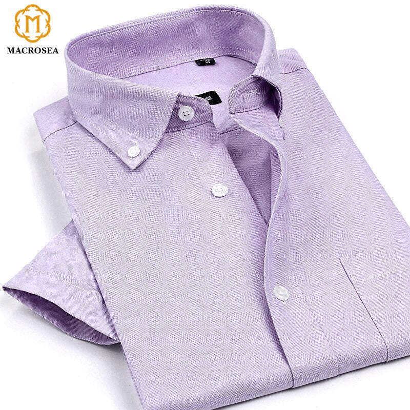 Classic Style Non-Iron Oxford Shirts High-Quality Brand Clothing