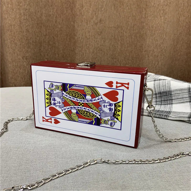 Korean Small Print Chain Shoulder Bag for Students