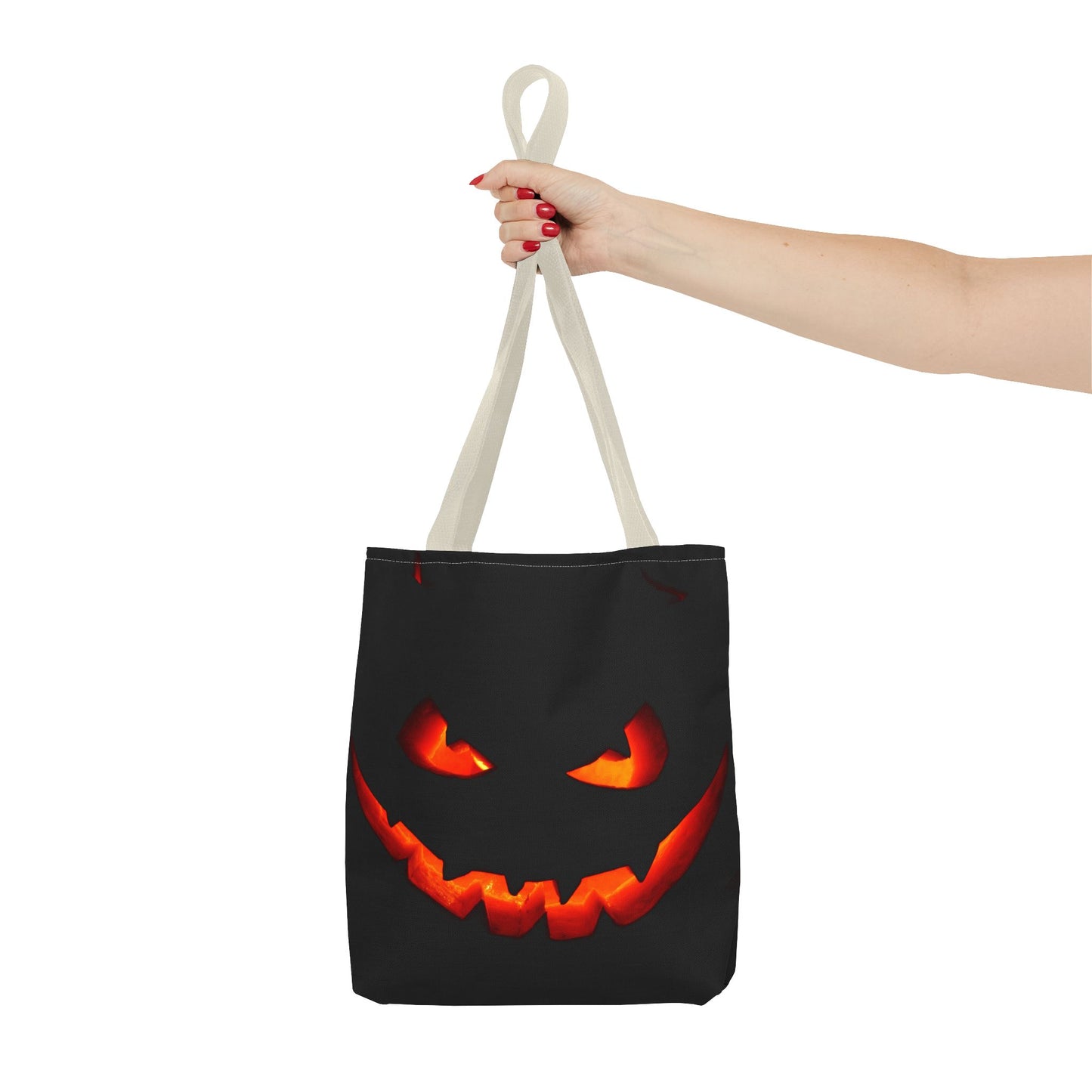 Halloween Pumpkin Tote Bag, Spooky Bag, Trick or Treat, Fall Fashion, Halloween Party Decoration, Ghostly Gift Idea