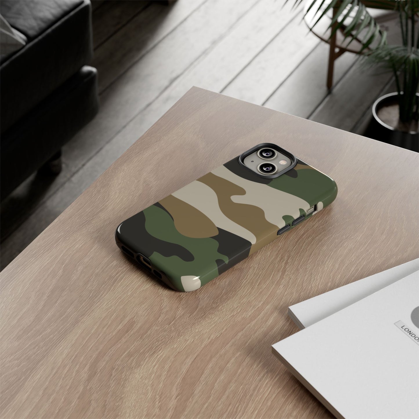 Camouflage Phone Case - Tough Cases for Adventurers, Stylish Protection, Gift for Outdoors Lovers, Nature Enthusiasts, Trendy Accessories