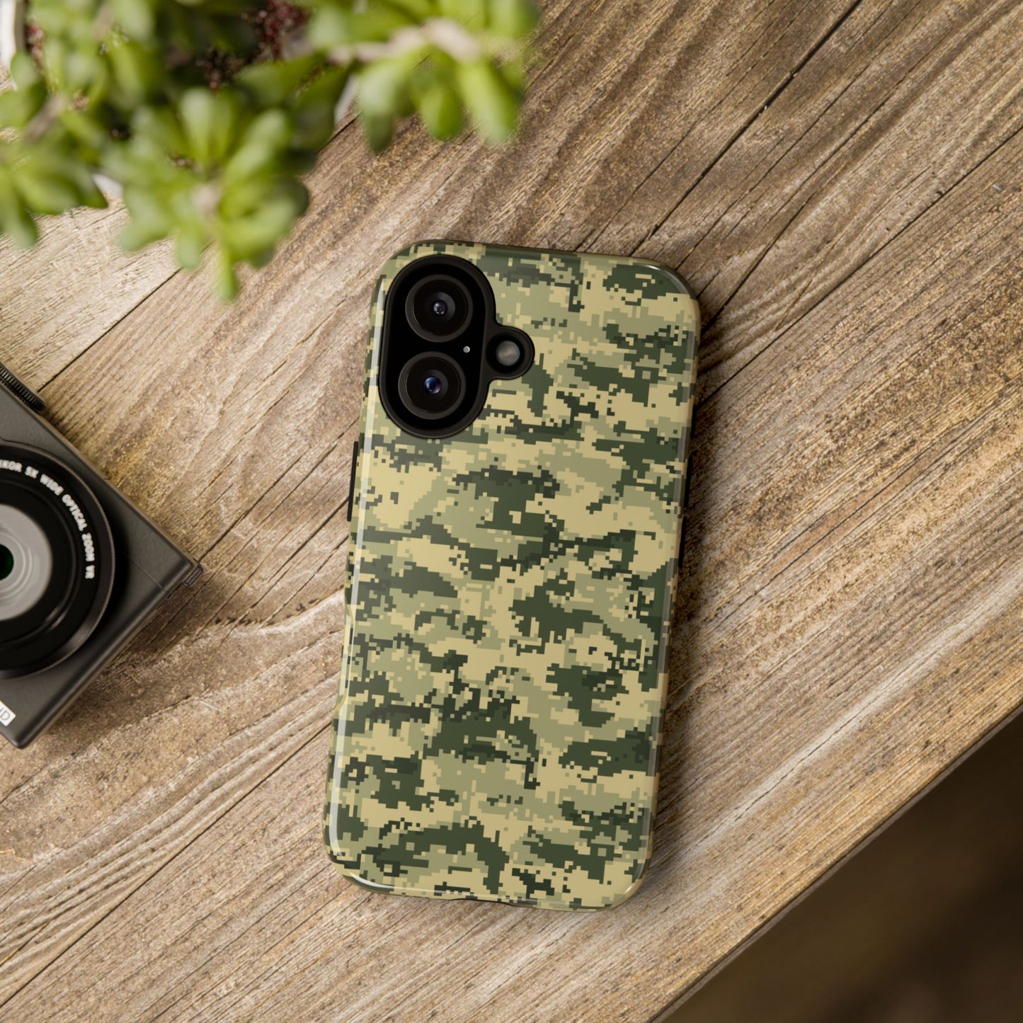 Camouflage Phone Case - Tough Cases for Adventurers, Stylish Protection, Gift for Outdoors Lovers, Nature Enthusiasts, Trendy Accessories