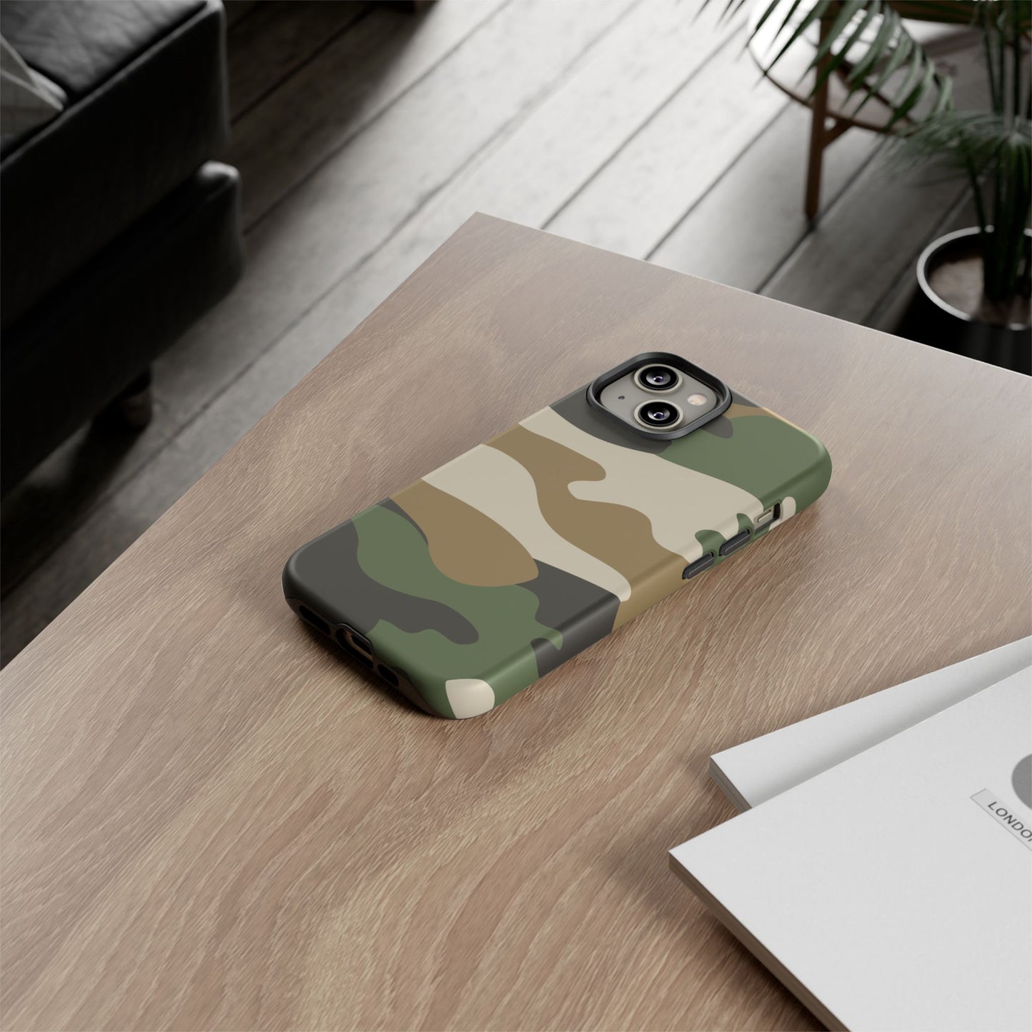 Camouflage Phone Case - Tough Cases for Adventurers, Stylish Protection, Gift for Outdoors Lovers, Nature Enthusiasts, Trendy Accessories